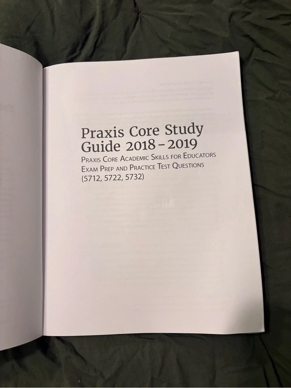PRAXIS Core Study Guide - Blue